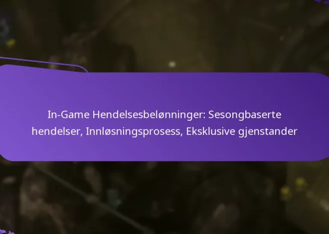 In-Game Hendelsesbelønninger: Sesongbaserte hendelser, Innløsningsprosess, Eksklusive gjenstander