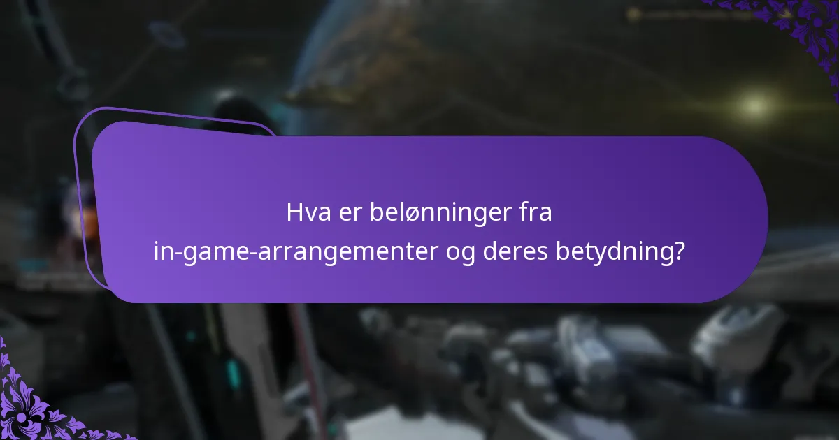Hvordan sette opp varsler for in-game-arrangementer?