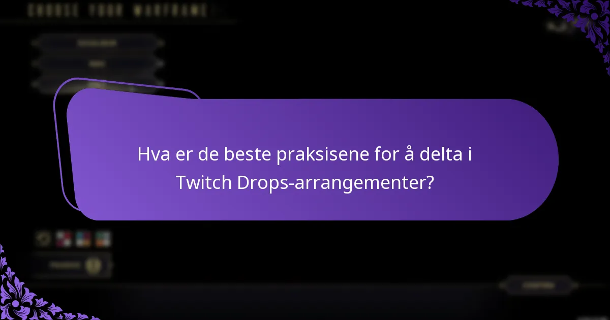Hvordan kobler jeg sammen Twitch- og Warframe-kontoene mine?