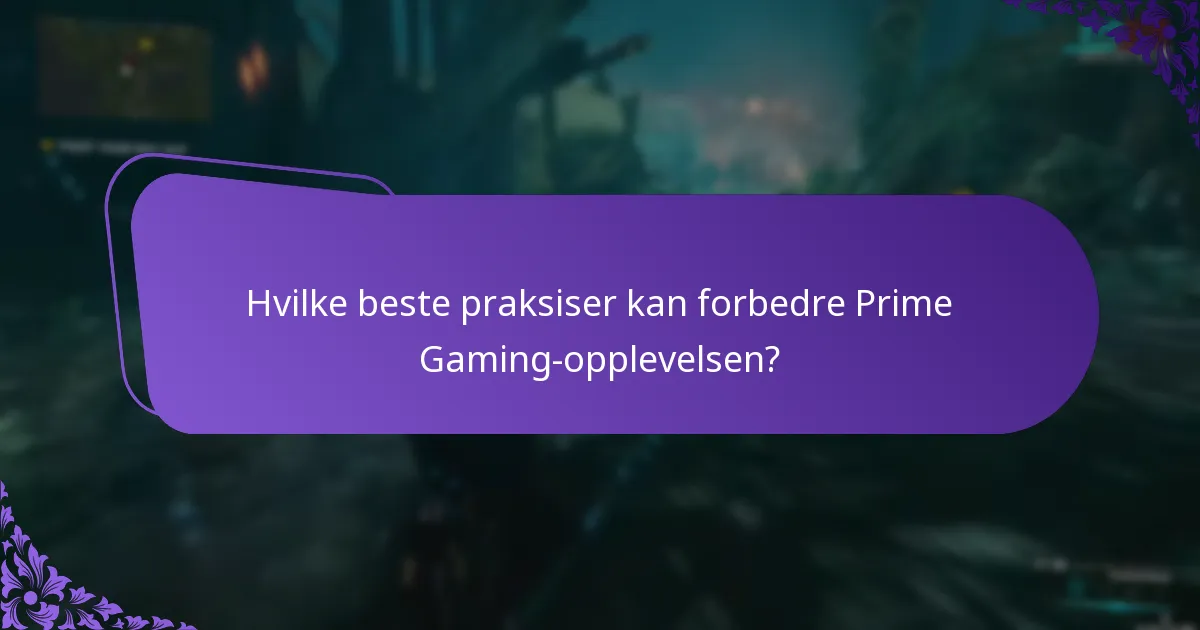 Hvor kan brukere finne støtteressurser for Prime Gaming?
