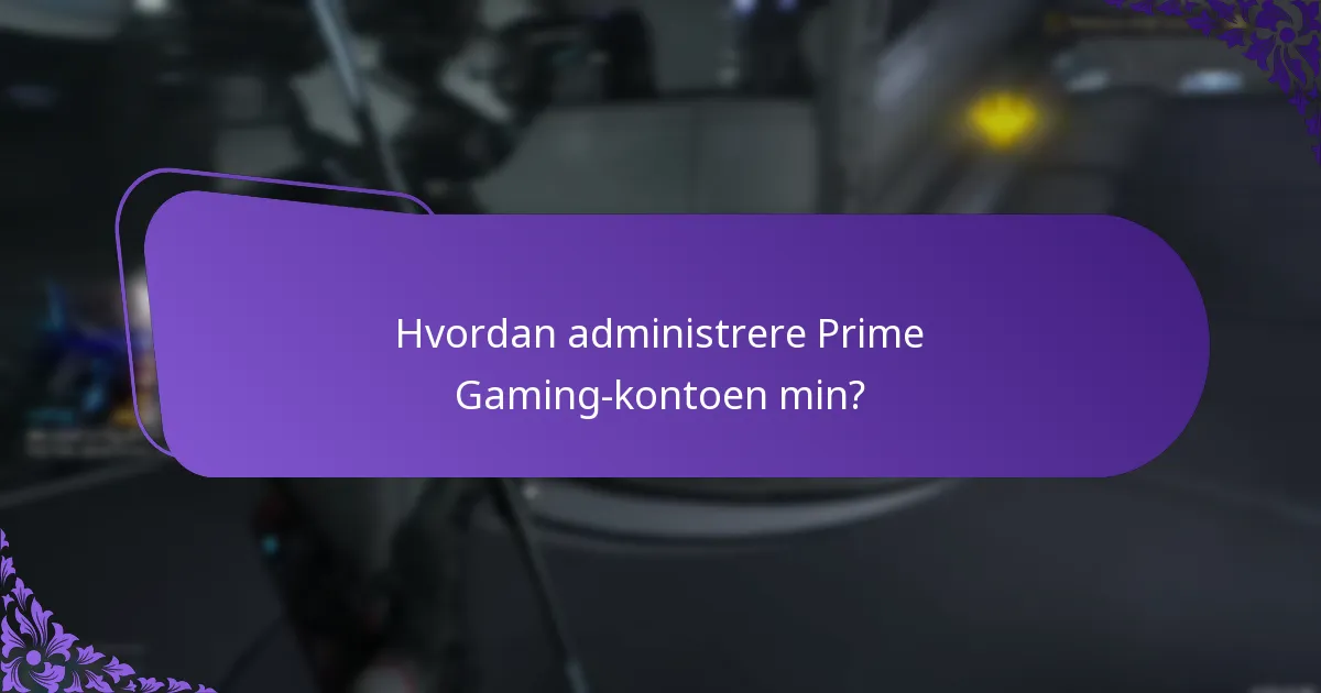 Hva er de vanlige belønningene tilgjengelig gjennom Prime Gaming?